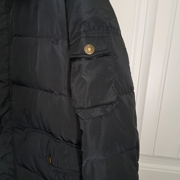 LINMUFEI long maxi down quilted parka coat black cozy winter puffy ladies XXL? - Picture 11 of 16